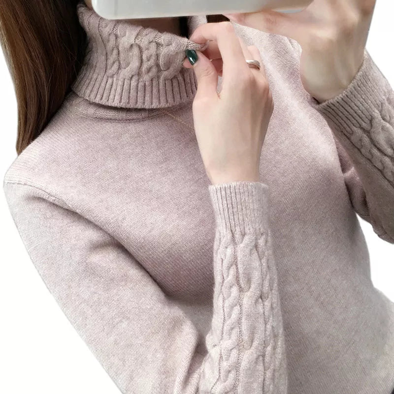 Women's Sweater Turtleneck Pullover