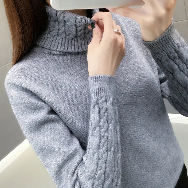 Women's Sweater Turtleneck Pullover