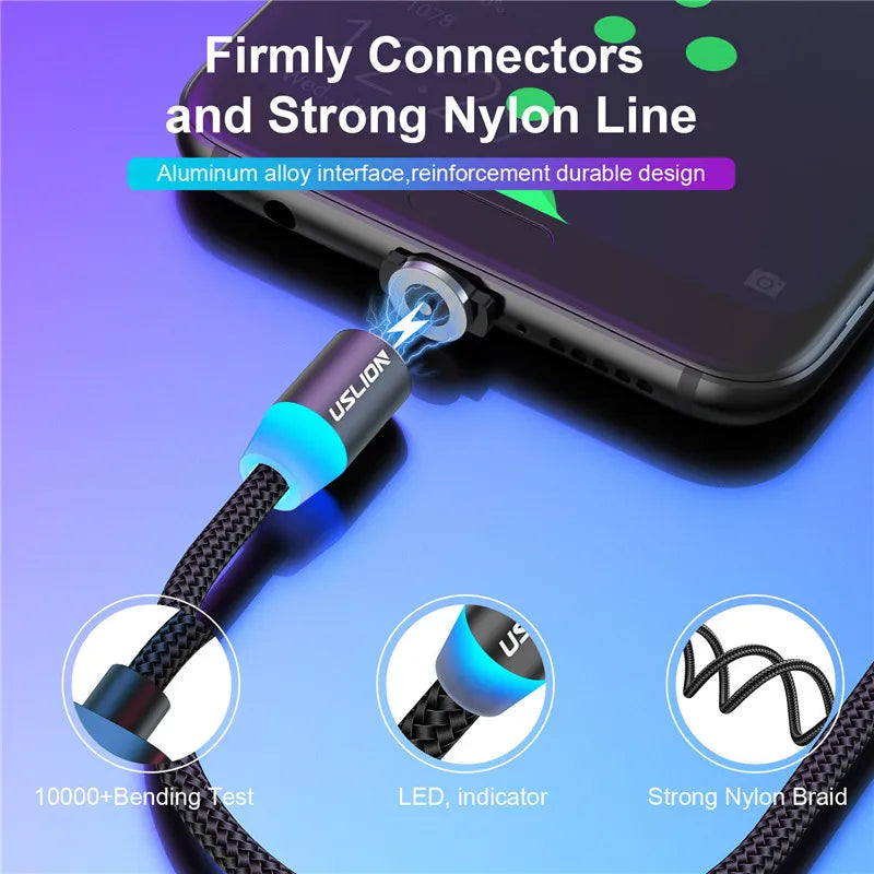 Magnetic Fast Charging Cable for All Devices