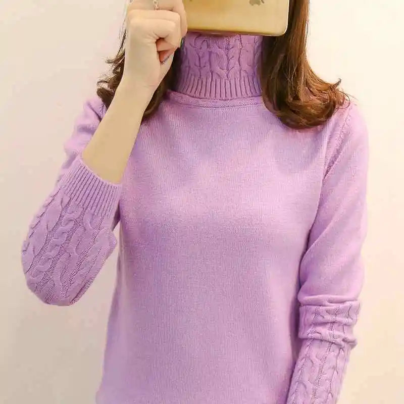 Women's Sweater Turtleneck Pullover