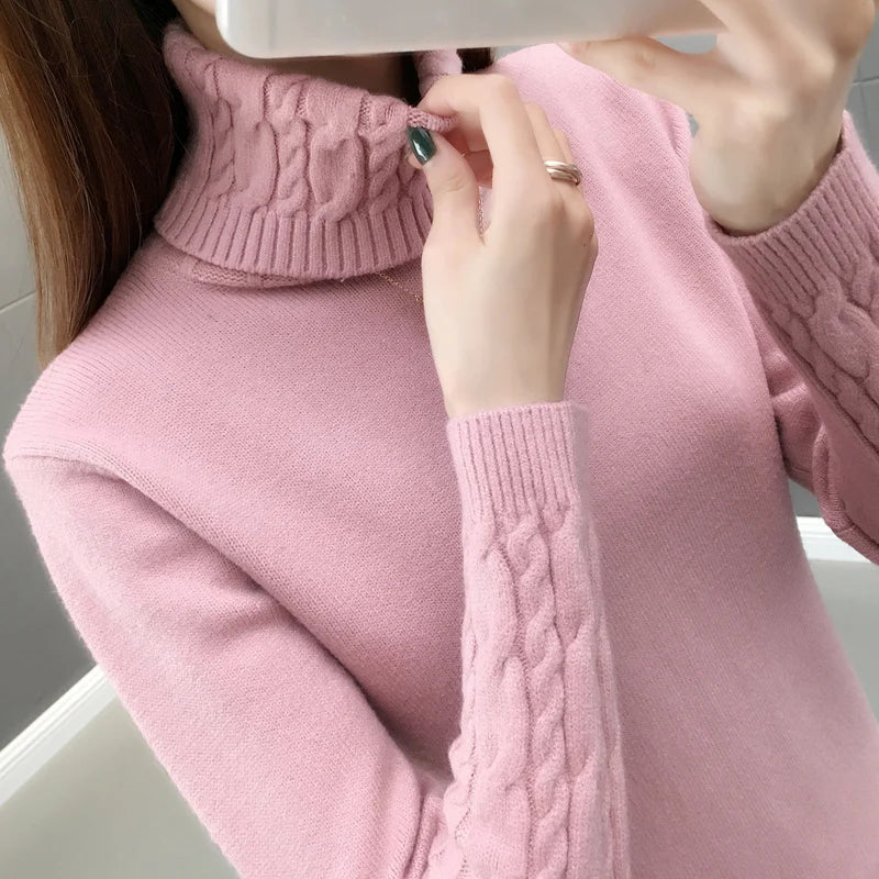 Women's Sweater Turtleneck Pullover