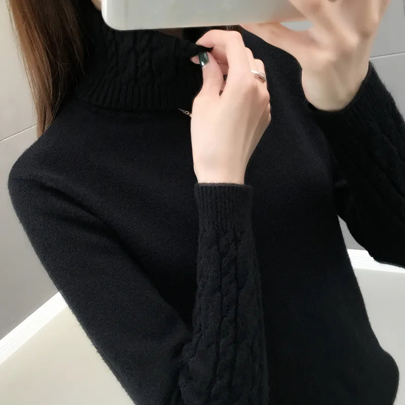 Women's Sweater Turtleneck Pullover