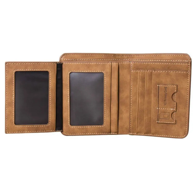 Leather Billfold Slim Wallet