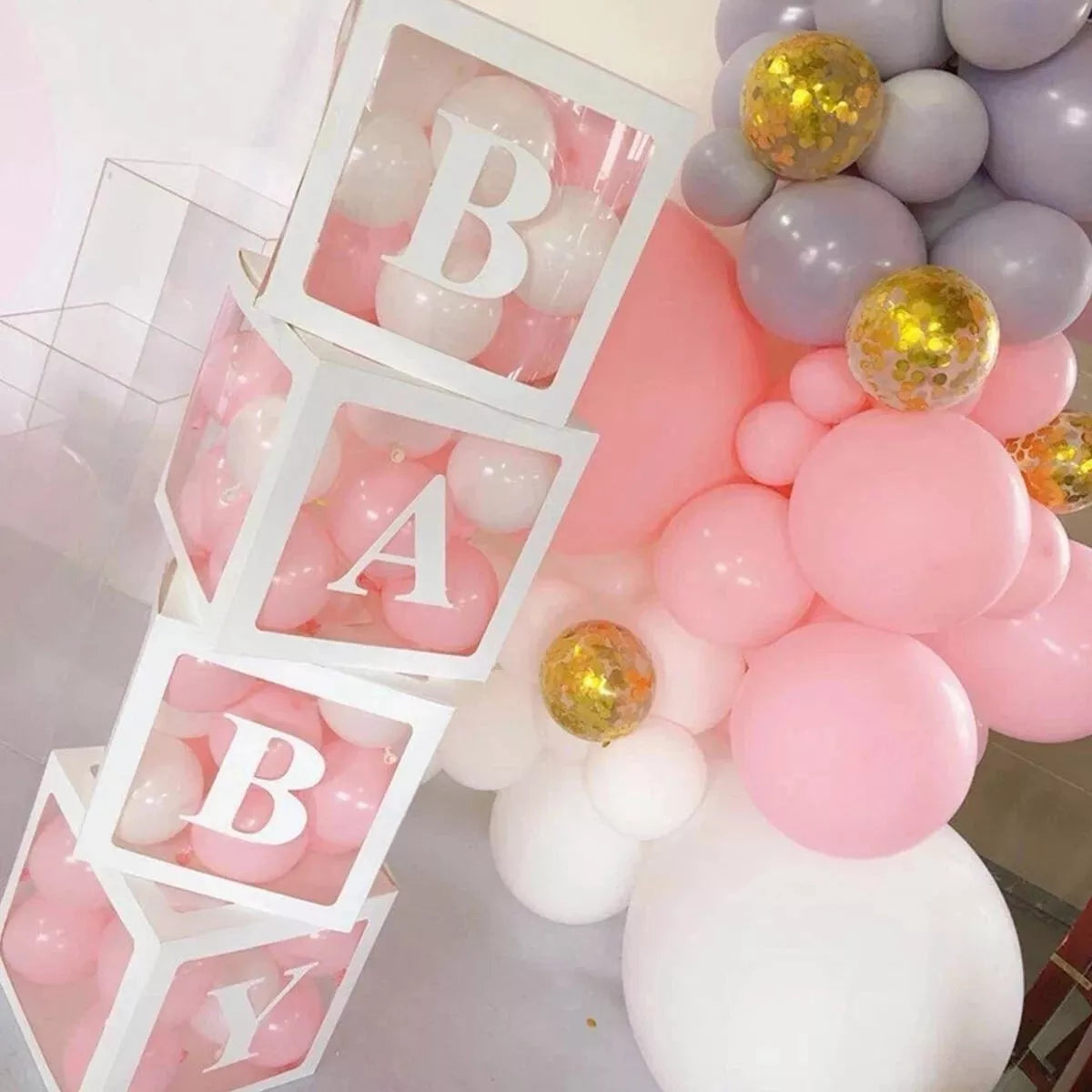 Custom Name Balloon Box