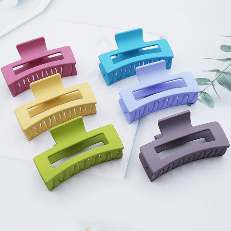 Large Plastic Hair Claw Clips