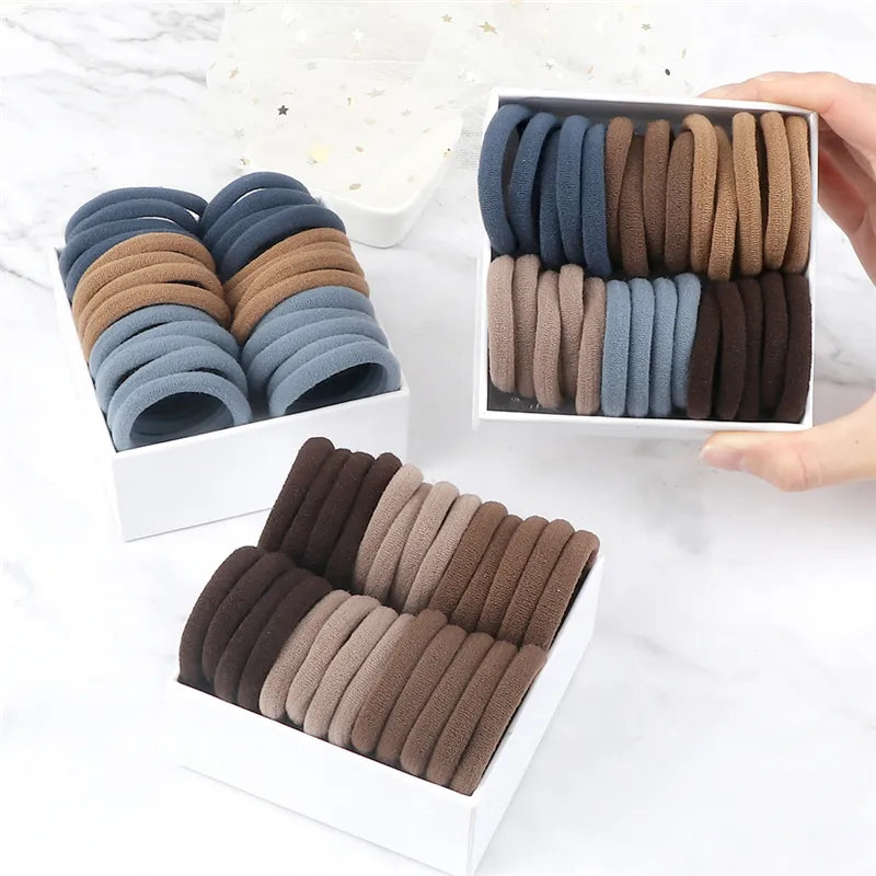 50-Piece Basic Hair Bands