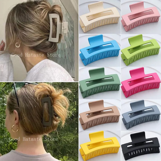 Large Plastic Hair Claw Clips