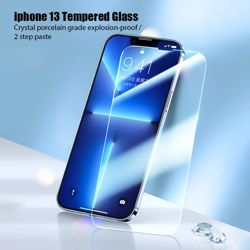 4-Pack Tempered Glass Screen Protectors for iPhone 11-14